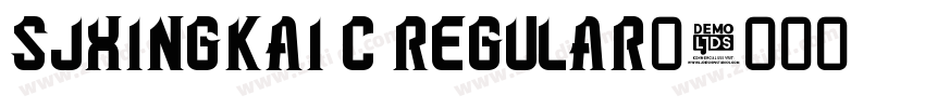 sjxingkai c regular免字体转换